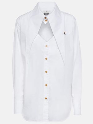 Kokvilnas krekls Vivienne Westwood balts