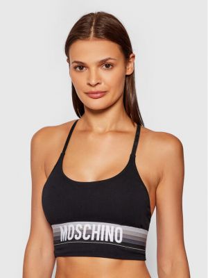 Сутиен bandeau Moschino Underwear & Swim черно