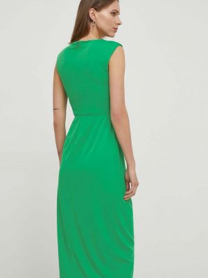 Midi šaty Lauren Ralph Lauren zelené