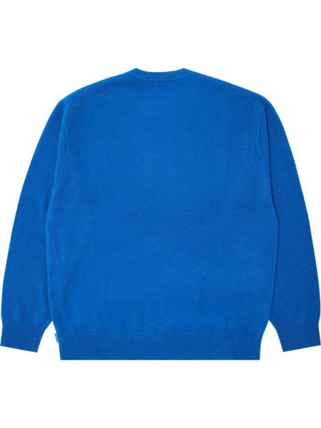 Кашемировый свитер Supreme синий
