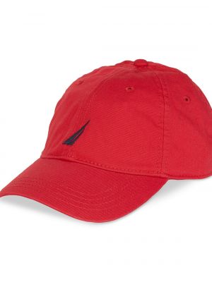 Хлопковая кепка Nautica красная