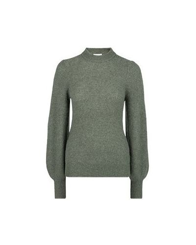 Пуловер Ganni, зеленый