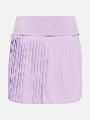 Jupe courte plissé Goldbergh violet