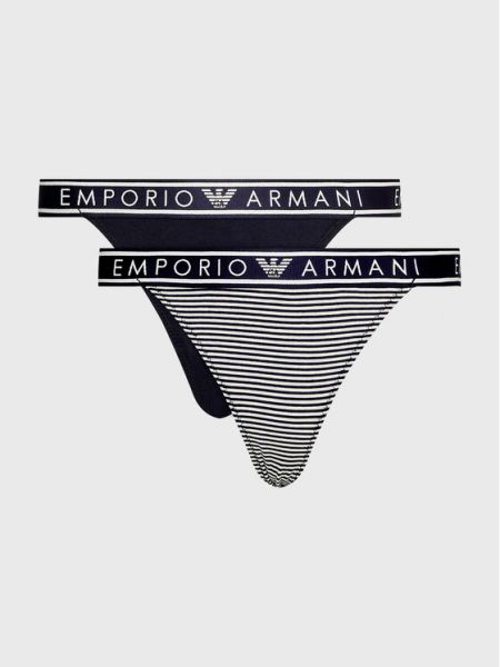 Стринги Emporio Armani Underwear синие