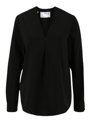 Блуза Selected Femme Tall черно
