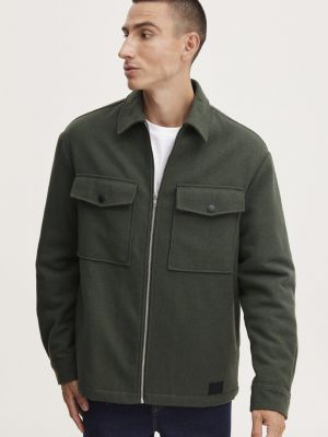 Демисезонная куртка Solid зеленая