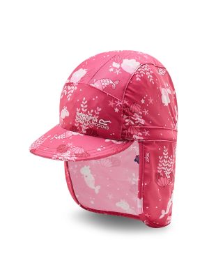 Cappello con visiera Regatta rosa