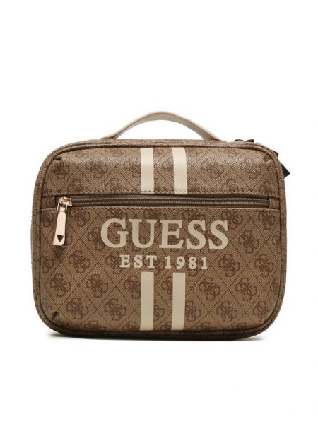 Cestovná taška Guess hnedá