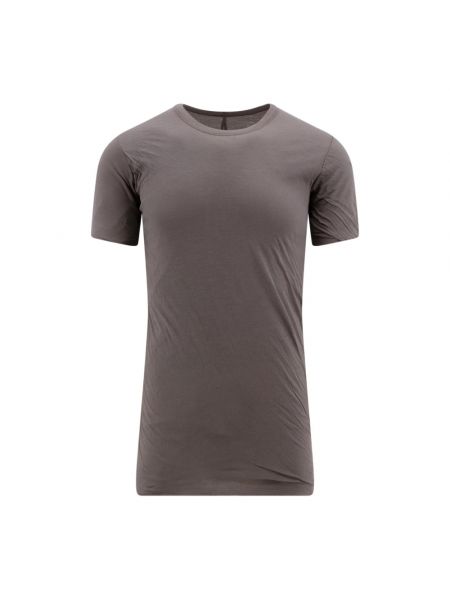 Oversize t-shirt mit rundem ausschnitt Rick Owens braun