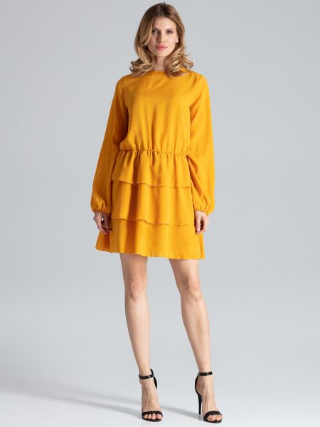 Φόρεμα Figl πορτοκαλί