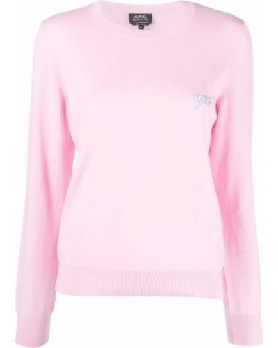 Brodert lang genser A.p.c. rosa