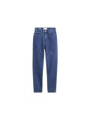 Niebieskie proste jeansy Calvin Klein Jeans