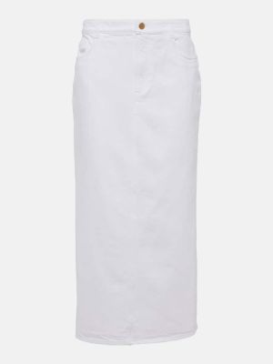 Džínsová sukňa Tove biela