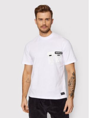T-shirt Caterpillar blanc