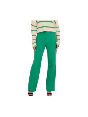 Pantalones rectos Only verde