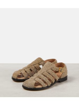 Sandale od brušene kože Loewe