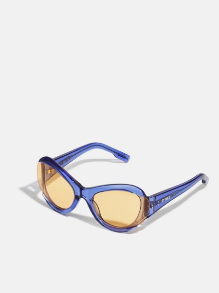 Niebieskie okulary przeciwsłoneczne Mcq Alexander Mcqueen