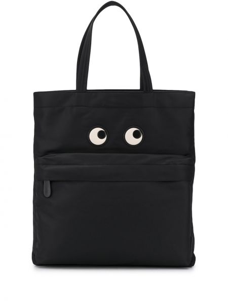 Bolso shopper Anya Hindmarch negro