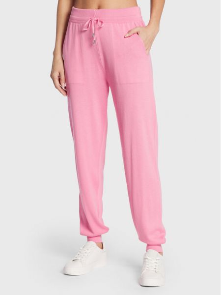 Спортивные штаны свободного кроя United Colors Of Benetton розовые