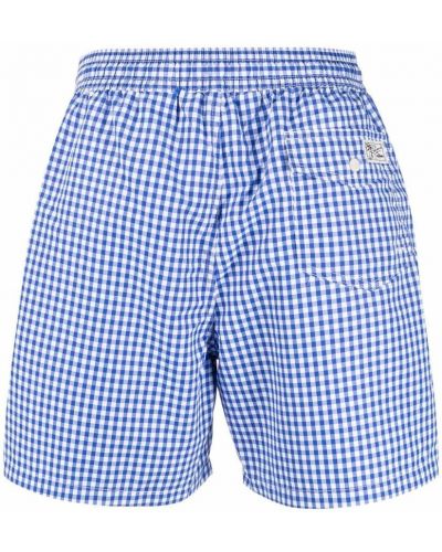 Shorts à carreaux Polo Ralph Lauren bleu