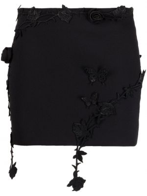 Jupe avec applique Blumarine noir