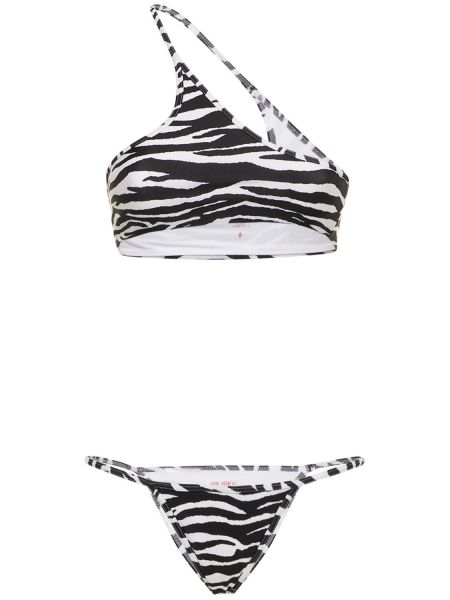 Zebra-print bikini The Attico sort