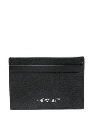 Pruhovaná kožená peňaženka Off-white
