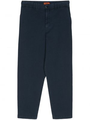 Pantalon slim en coton Barena bleu