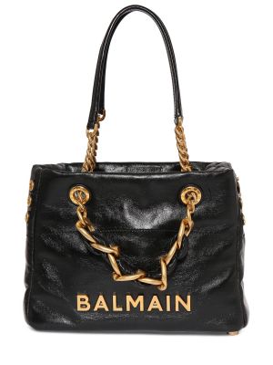 Δερμάτινη δερμάτινη δερμάτινη τσάντα shopper Balmain