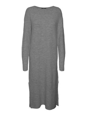 Pletené pletené šaty Vero Moda sivá