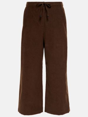 Pantalon en coton 's Max Mara marron