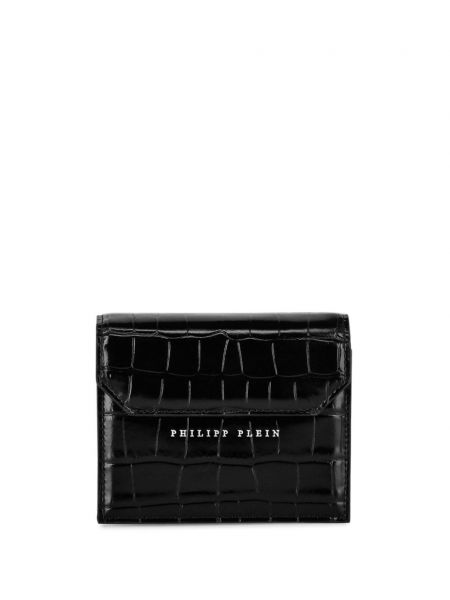 Kožená mini taška Philipp Plein černá