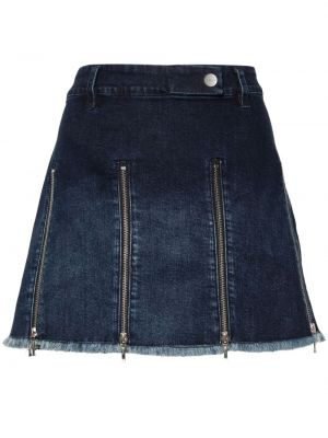 Džínsová sukňa na zips Cannari Concept modrá