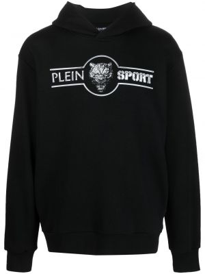 Bluza z kapturem Plein Sport czarna