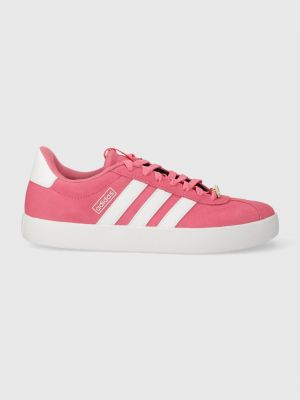Sneakersy zamszowe Adidas różowe