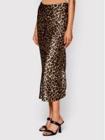 Леопардовые юбки миди