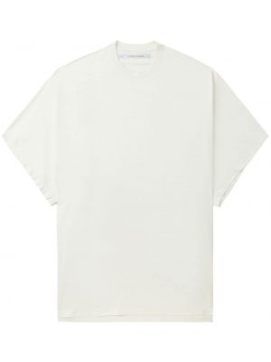 Bílé bavlněné tričko Julius