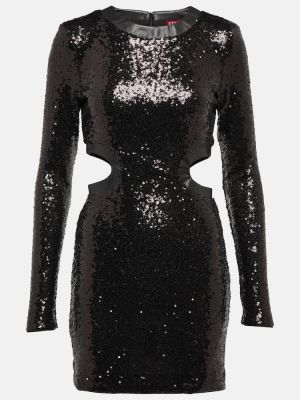 Νάιλον φόρεμα Staud μαύρο