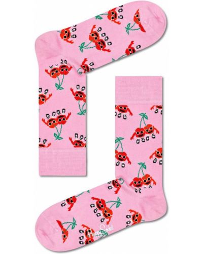 Ponožky Happy Socks růžové