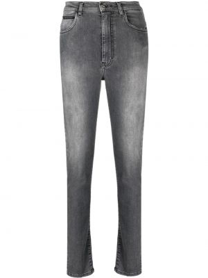 Jeans skinny a vita alta Philipp Plein grigio