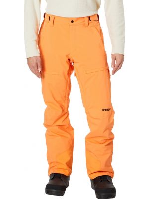 Оранжевые утепленные брюки Oakley