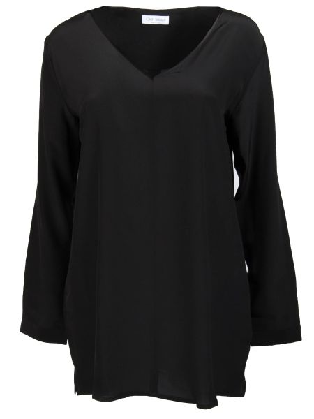 Шелковая блузка Gran Sasso черная