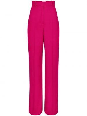 Μάλλινο παντελόνι Nina Ricci ροζ