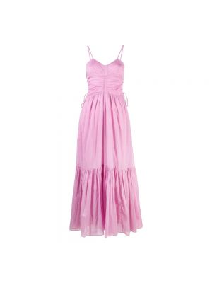Sukienka długa Isabel Marant Etoile - Różowy