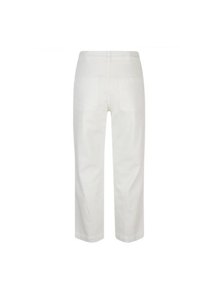 Pantalones plisados Eleventy blanco