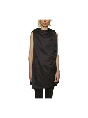 Sukienka mini bez rękawów bawełniana Rick Owens czarna
