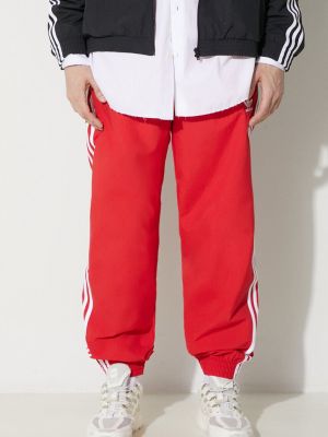 Fonott sport nadrág Adidas Originals piros