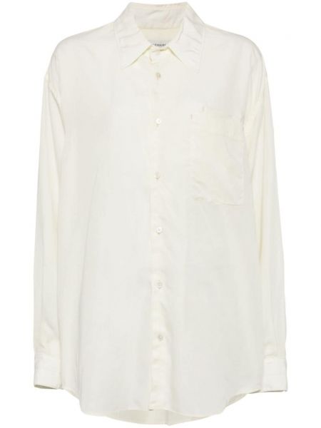 Košile z lyocellu Lemaire bílá