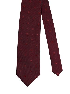 Бордовый галстук Dunhill
