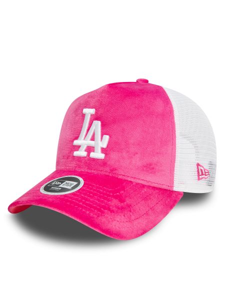 Velúr baseball sapka New Era rózsaszín